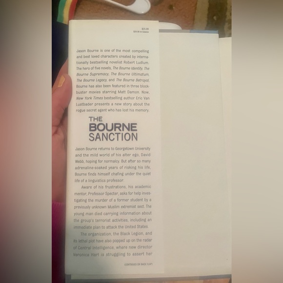 “The Bourne Sanction” Hardcover Book - Picture 5 of 6